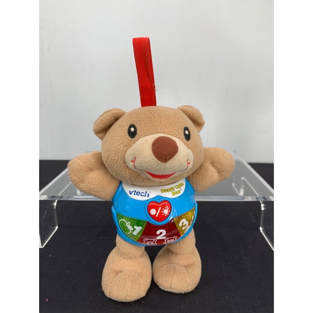 VTECH Happy Lights Bear Working Tested 7 Inch Toy Plush